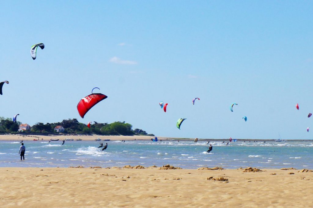 Compétition de Kite Surf aux Portes-en-Ré