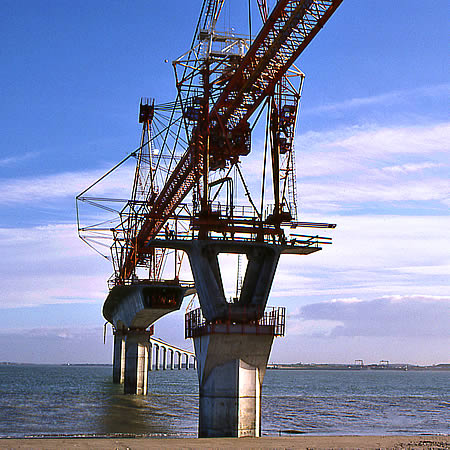 Construction du Pont de l'Ile de Ré