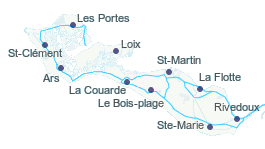 Ile de Ré map